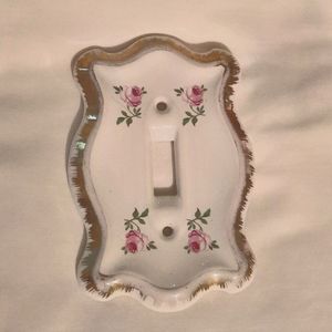 Vintage light switch plate